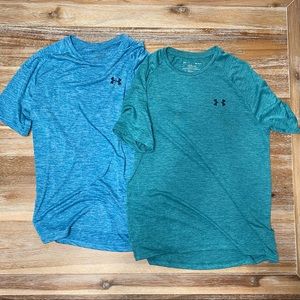 2 Under Armour Tech Tees - Men’s Medium